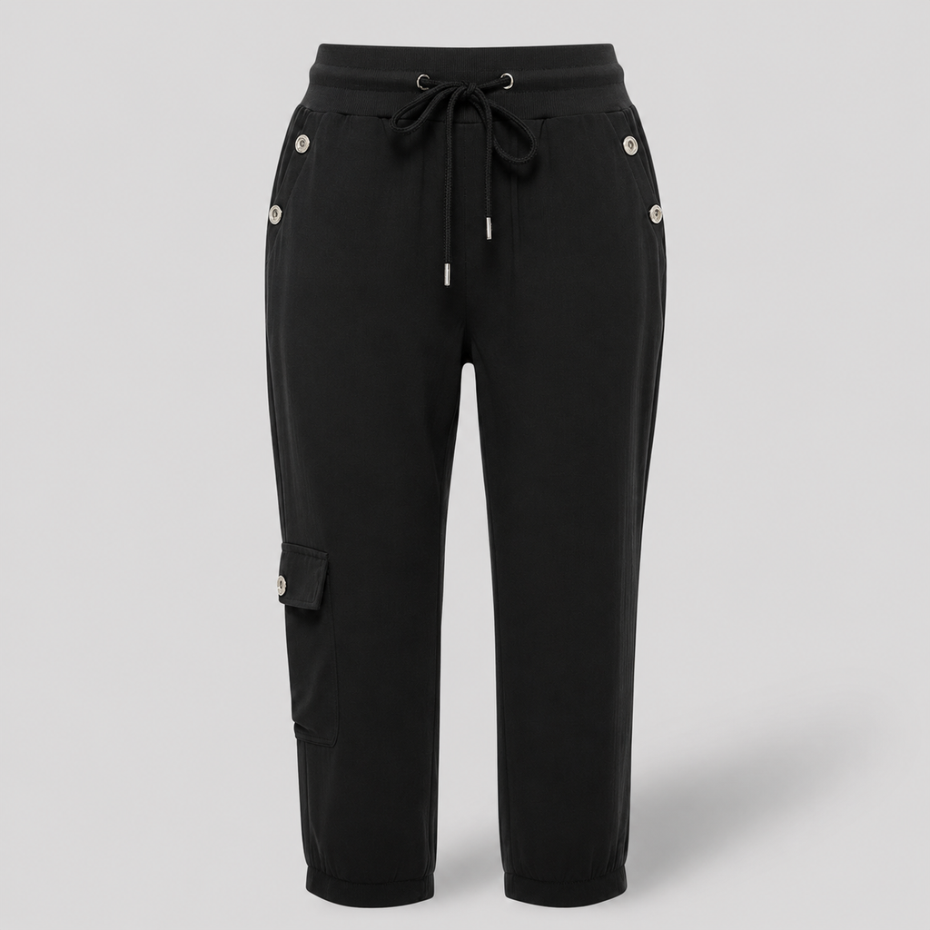 Damen Cargo-Jogginghose | Elastischer Bund & Beinabschluss