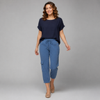 Damen Cargo-Jogginghose | Elastischer Bund & Beinabschluss