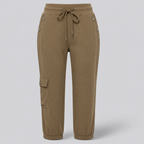 Damen Cargo-Jogginghose | Elastischer Bund & Beinabschluss