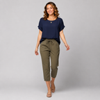 Damen Cargo-Jogginghose | Elastischer Bund & Beinabschluss