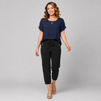 Damen Cargo-Jogginghose | Elastischer Bund & Beinabschluss