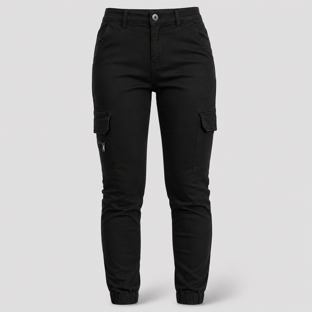 Damen Cargo-Hose Schmale Passform | Urbaner Style mit Bündchen