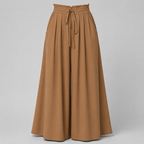 Damen Palazzo-Hose | Paperbag-Bund & Falten-Details