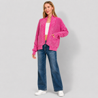 Damen Strickjacke mit Knopfleiste | Weich & Locker Geschnitten