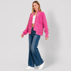 Damen Strickjacke mit Knopfleiste | Weich & Locker Geschnitten